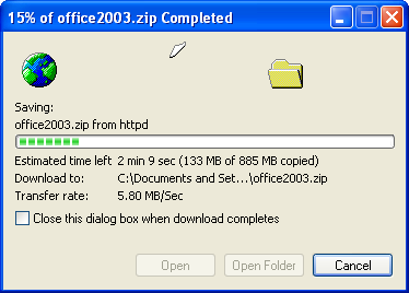 IE Downloading